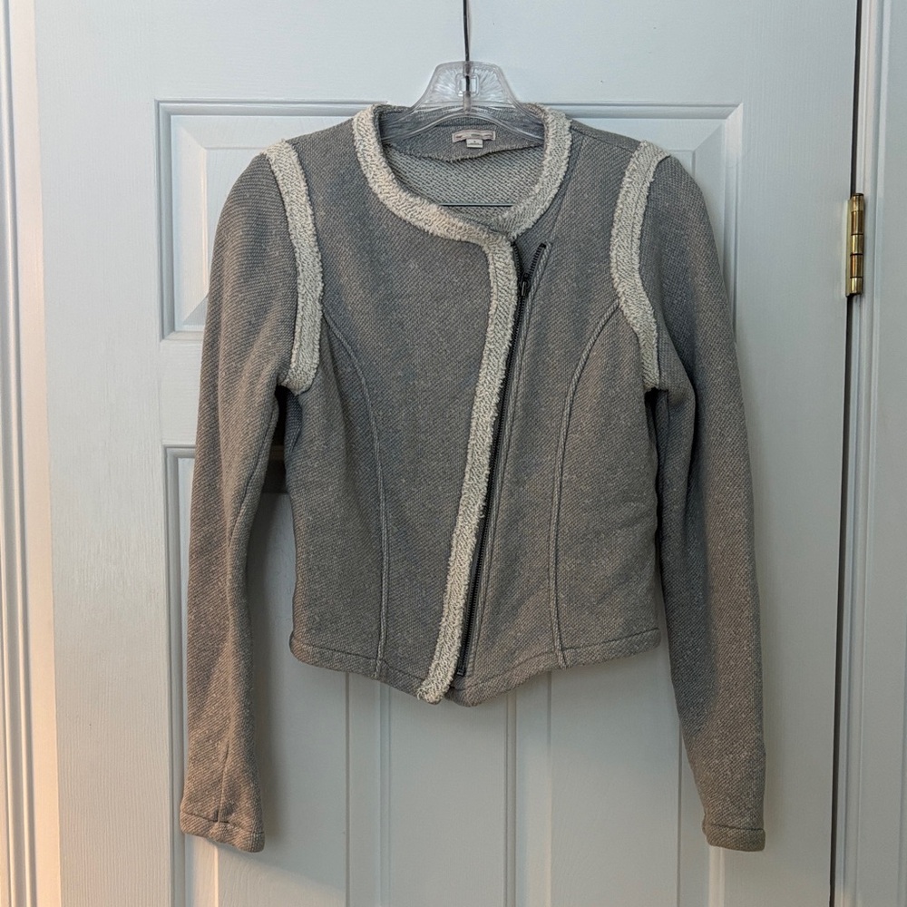 GAP Gray and Cream Women's Jacket